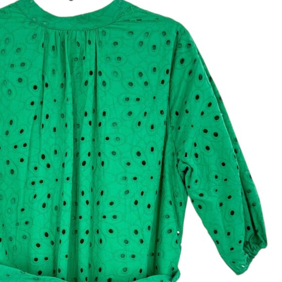 R.N Studio By Ronni Women's Pullover Lined Green Eyelet Dress Size 2X NWT $99.00 - Picture 13 of 13